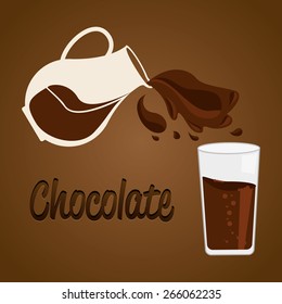 delicious chocolate design, vector illustration eps10 graphic 