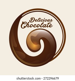 delicious chocolate design, vector illustration eps10 graphic 