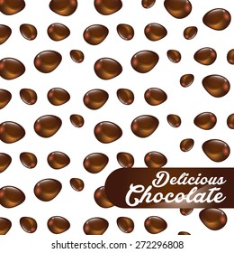 delicious chocolate design, vector illustration eps10 graphic 