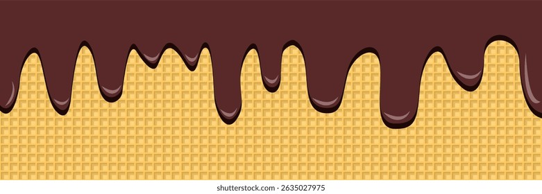 Delicious Chocolate Ice Cream Cone