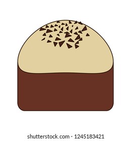 Delicious chocolate sweet