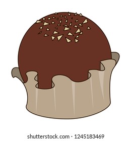 Delicious chocolate sweet