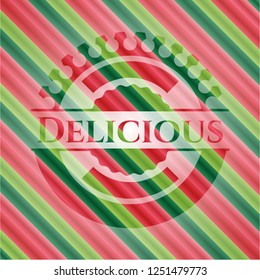 Delicious christmas style badge..