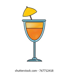 Delicious cocktail cup