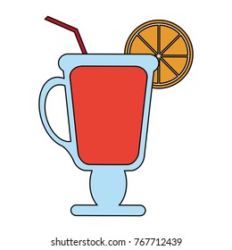 Delicious cocktail cup
