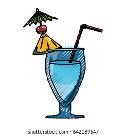 Delicious cocktail drink