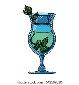 Delicious cocktail drink