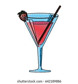 Delicious cocktail drink