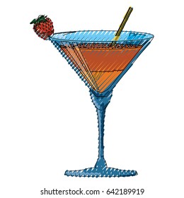 Delicious cocktail drink