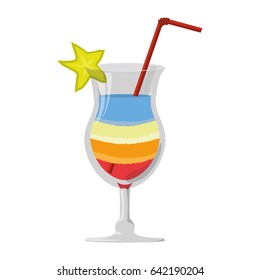Delicious cocktail drink
