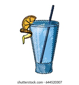 Delicious cocktail drink