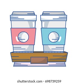 delicious coffe espresso plastic cup