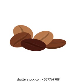 Delicious Coffee beans icon vector illustration graphic design