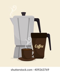 delicious coffee break design 