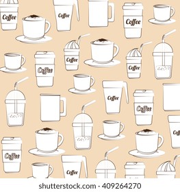 delicious coffee break design 