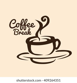 delicious coffee break design 