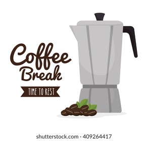 delicious coffee break design 