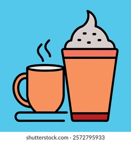 delicious coffee break vector design 