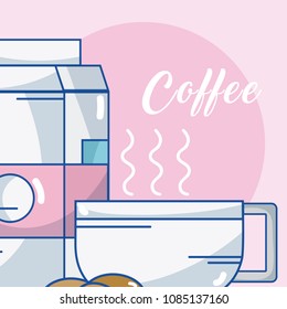 Delicious coffee concept
