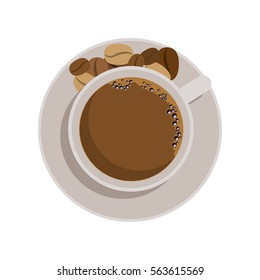 Delicious coffee cup