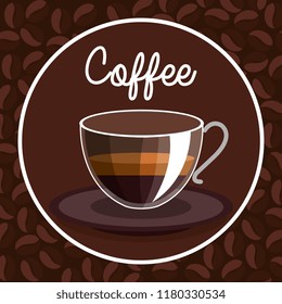 delicious coffee cup drink