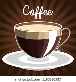 delicious coffee cup drink
