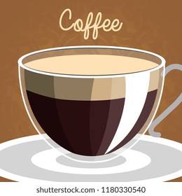 delicious coffee cup drink