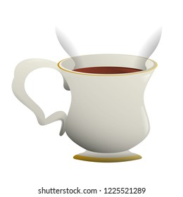 delicious coffee cup drink icon