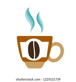 delicious coffee cup drink icon