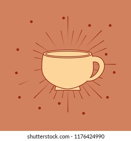 delicious coffee cup icon