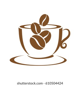 delicious coffee cup icon