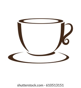 delicious coffee cup icon