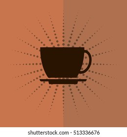 Delicious coffee cup icon vector illustration graphic design