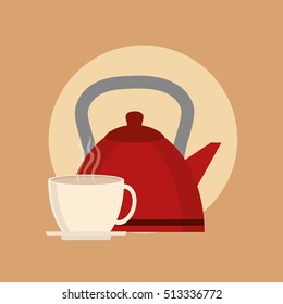 Delicious coffee cup icon vector illustration graphic design