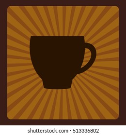 Delicious coffee cup icon vector illustration graphic design