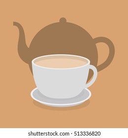 Delicious coffee cup icon vector illustration graphic design
