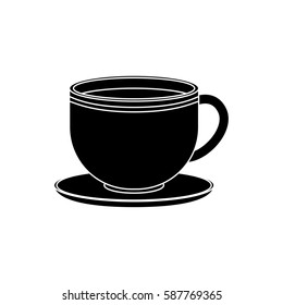 Delicious coffee cup icon vector illustration graphic design