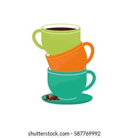 Delicious coffee cup icon vector illustration graphic design icon vector illustration graphic design