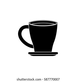Delicious coffee cup icon vector illustration graphic design