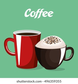 delicious coffee cup isolated icon