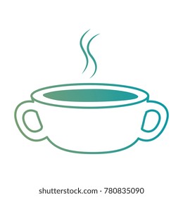 delicious coffee cup isolated icon