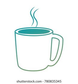 delicious coffee cup isolated icon