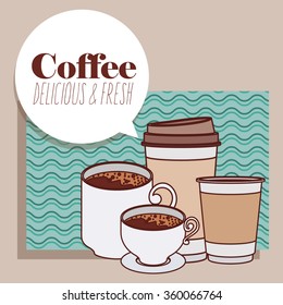 delicious coffee design 