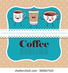 delicious coffee design 