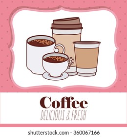 delicious coffee design 