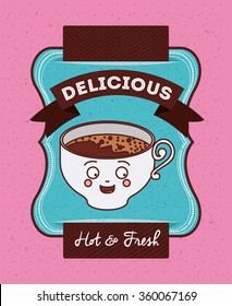 delicious coffee design 