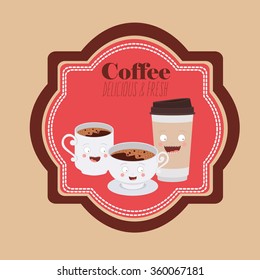 delicious coffee design 