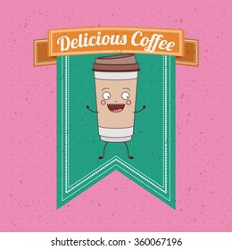 delicious coffee design 