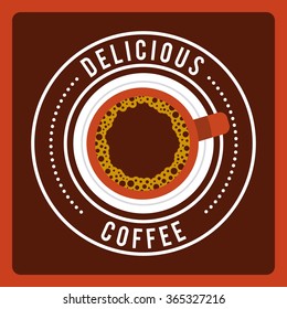 delicious coffee design 
