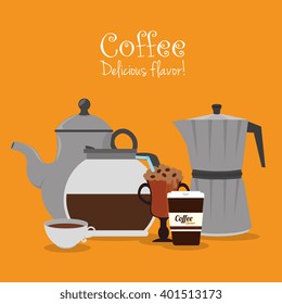 delicious coffee design 